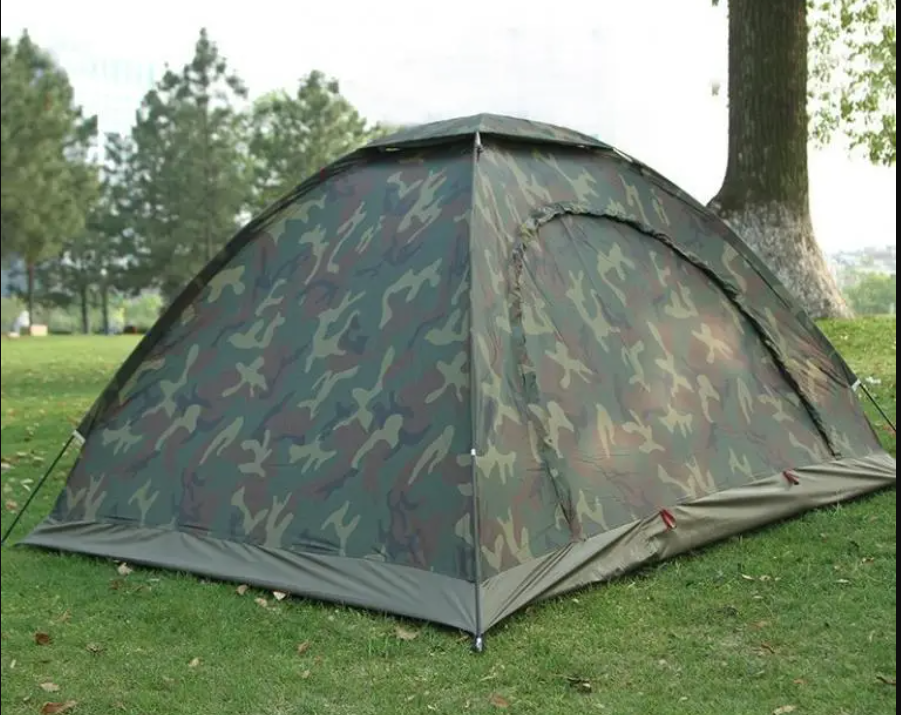 

Туристическая четырехместная палатка, палатка водонепроницаемая для кемпинга, туризма и рыбалки, цвет Хаки