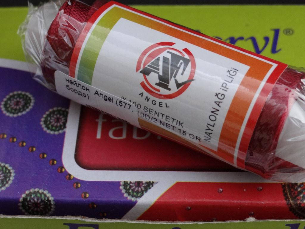 

Нить нейлон ANGEL бордовый