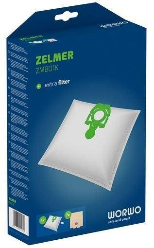 

Набір одноразових мішків WORWO для порохотяга ZELMER 49.4100 ZMB01K