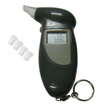 

Алкотестер Digital Breath Alcohol Tester с мундштуками, персональный алкотестер