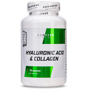 

Гиалуроновая кислота Progress Nutrition Hyaluronic Acid & Collagen (90 капсул.)