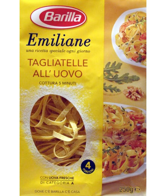 

Паста яичная Barilla Emiliane Tagliatelle all'uovo 250гр
