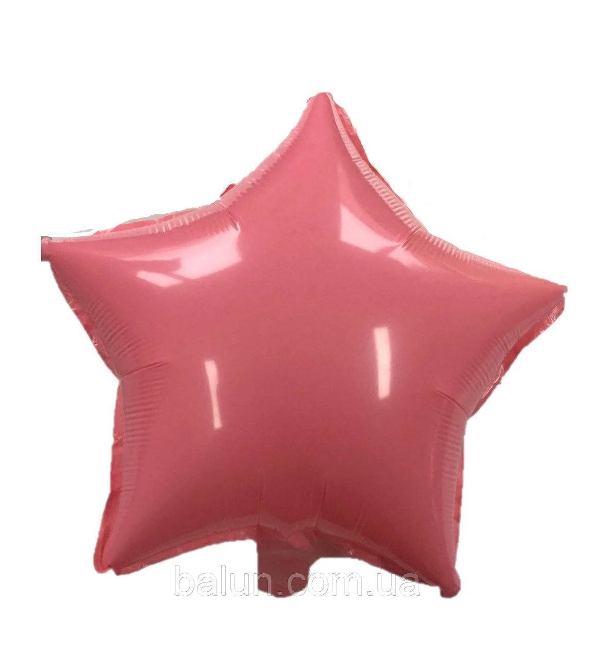 

Фольгированная звезда 18"(45см) макарун розовая, Китай