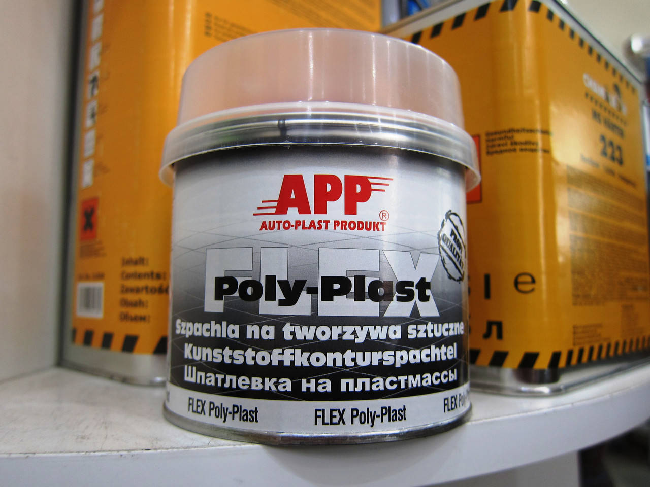 

Шпаклевка для пластика авто APP FLEX POLY-PLAST 0,5 кг