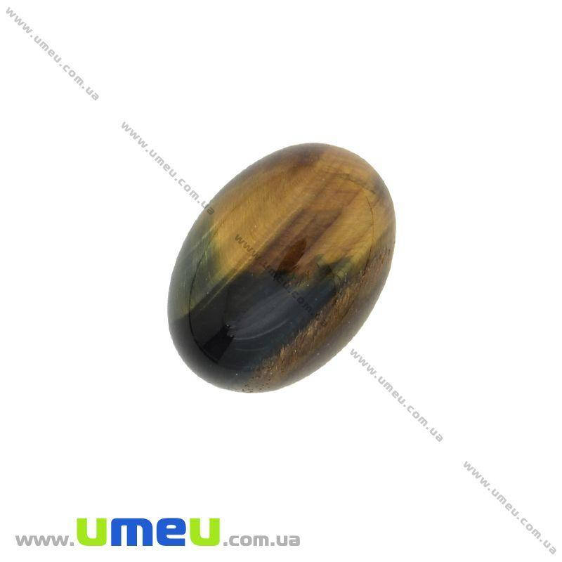 

Кабошон нат. камень Тигровый глаз, Овал, 18х13 мм, 1 шт (KAB-012693)