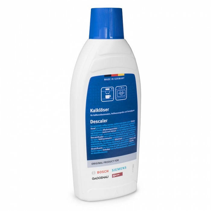 

Жидкость для очистки от накипи кофемашин Bosch Siemens 500 ml.