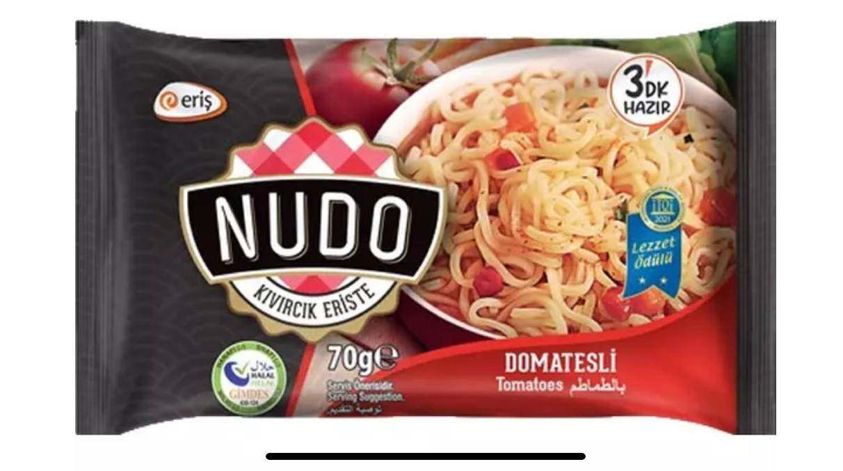 

Вермішель швидкого приготування NUDO 80 г з помідорами