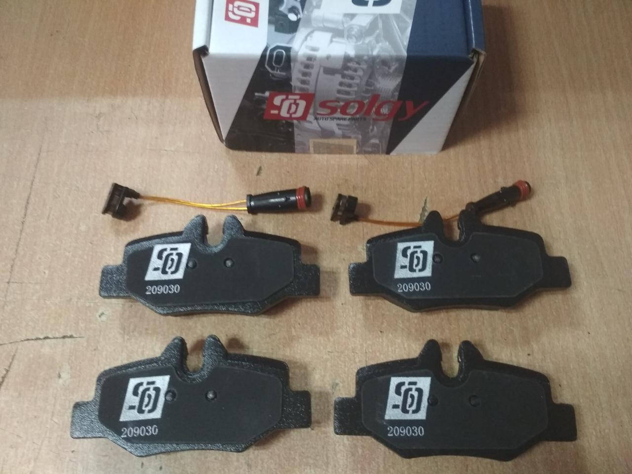 

Колодки тормозные задние MERCEDES-BENZ VITO (W639) 2003>; "SOLGY" 209030 - Испания