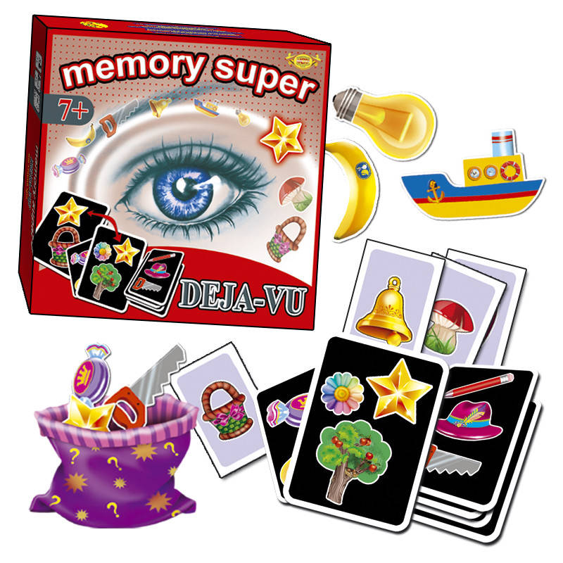 

Настольная игра "MEMORY SUPER" (Мастер) 7+ арт. МКН0706 штрих код 9070600004