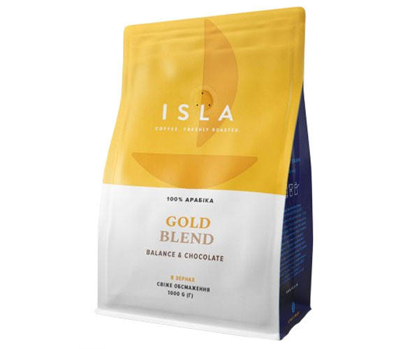 

Кофе ISLA GOLD BLEND в зернах 1 кг
