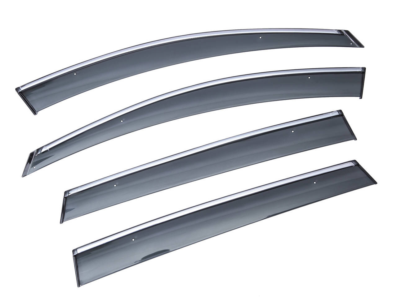 

Дефлекторы окон (ветровики) SUN VISORS с хромом TOYOTA RAV-4 2013-2017