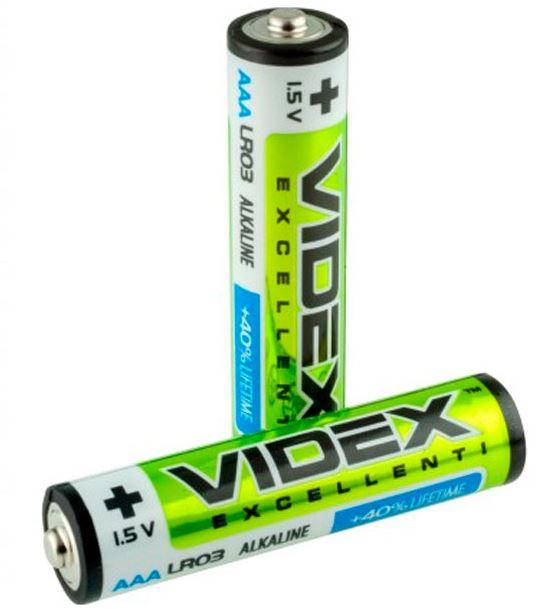 

Батарейка ААА. Элемент AAA / LR03 / 24A, VIDEX Alkaline, 1.5V. 1шт.