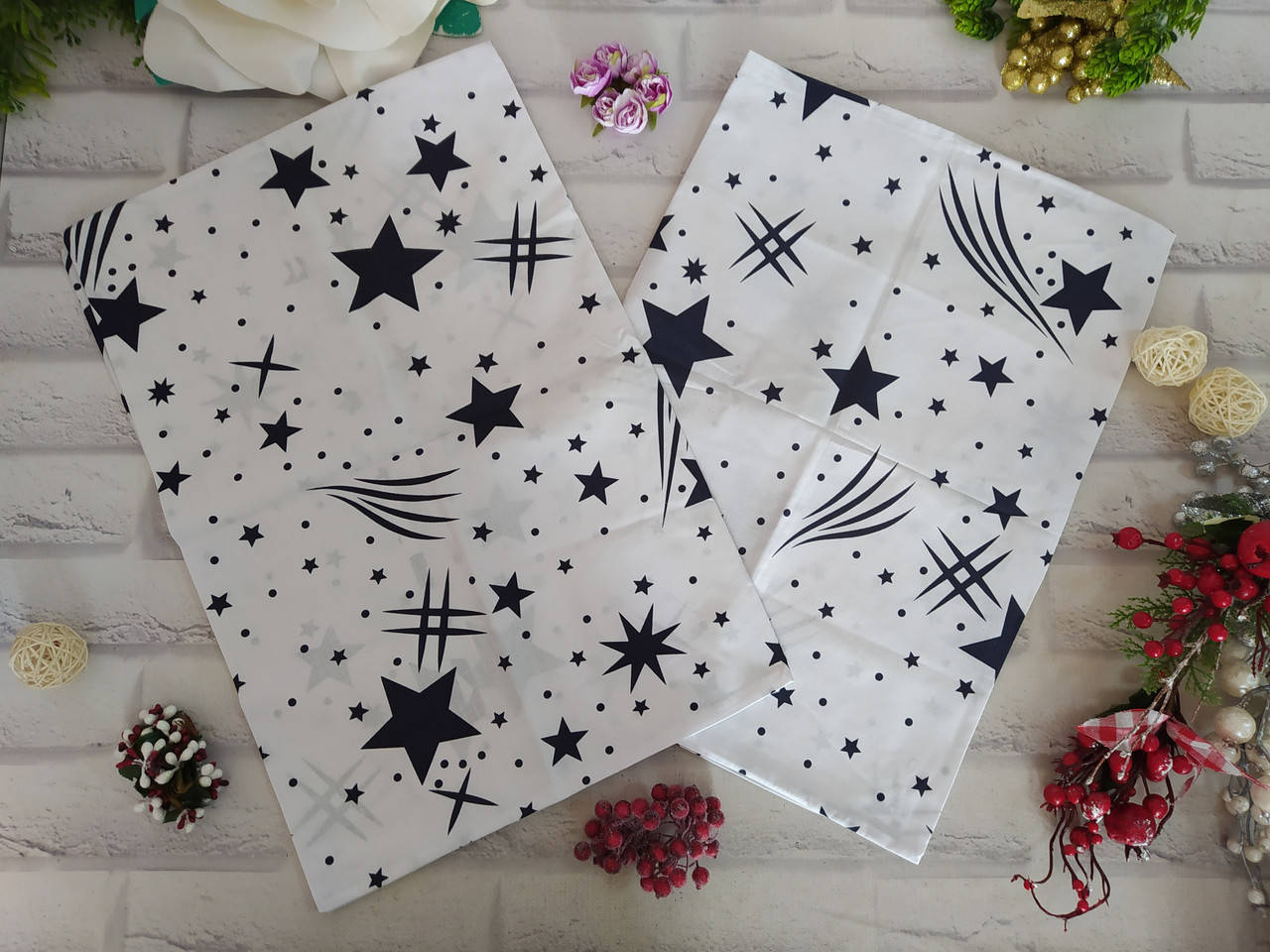 

Наволочки на подушки 50х70 бязь люкс Н-201, Разные цвета