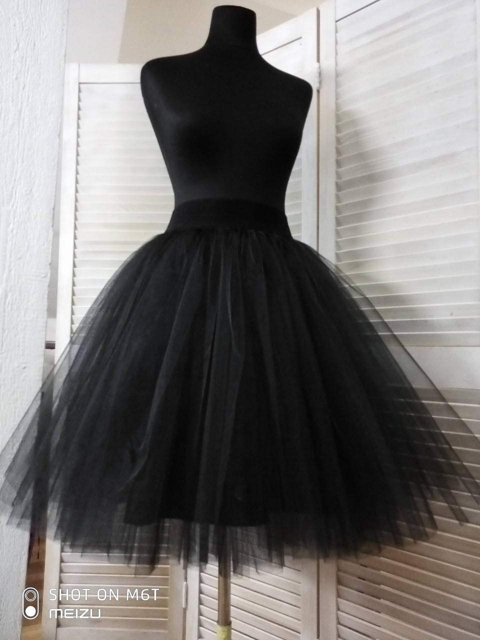 

Очень пышная юбка пачка Пышка цвет черный