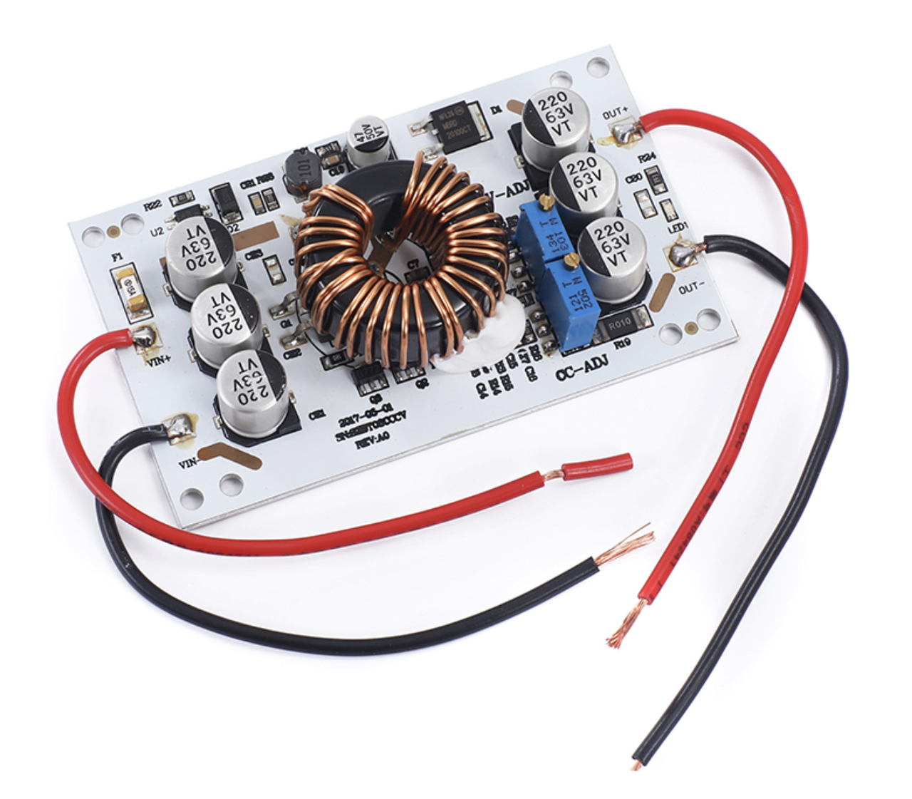 

Повышающий стабилизатор/преоборазователь DC-DC 10-60В на 12-60В 10А 600Вт