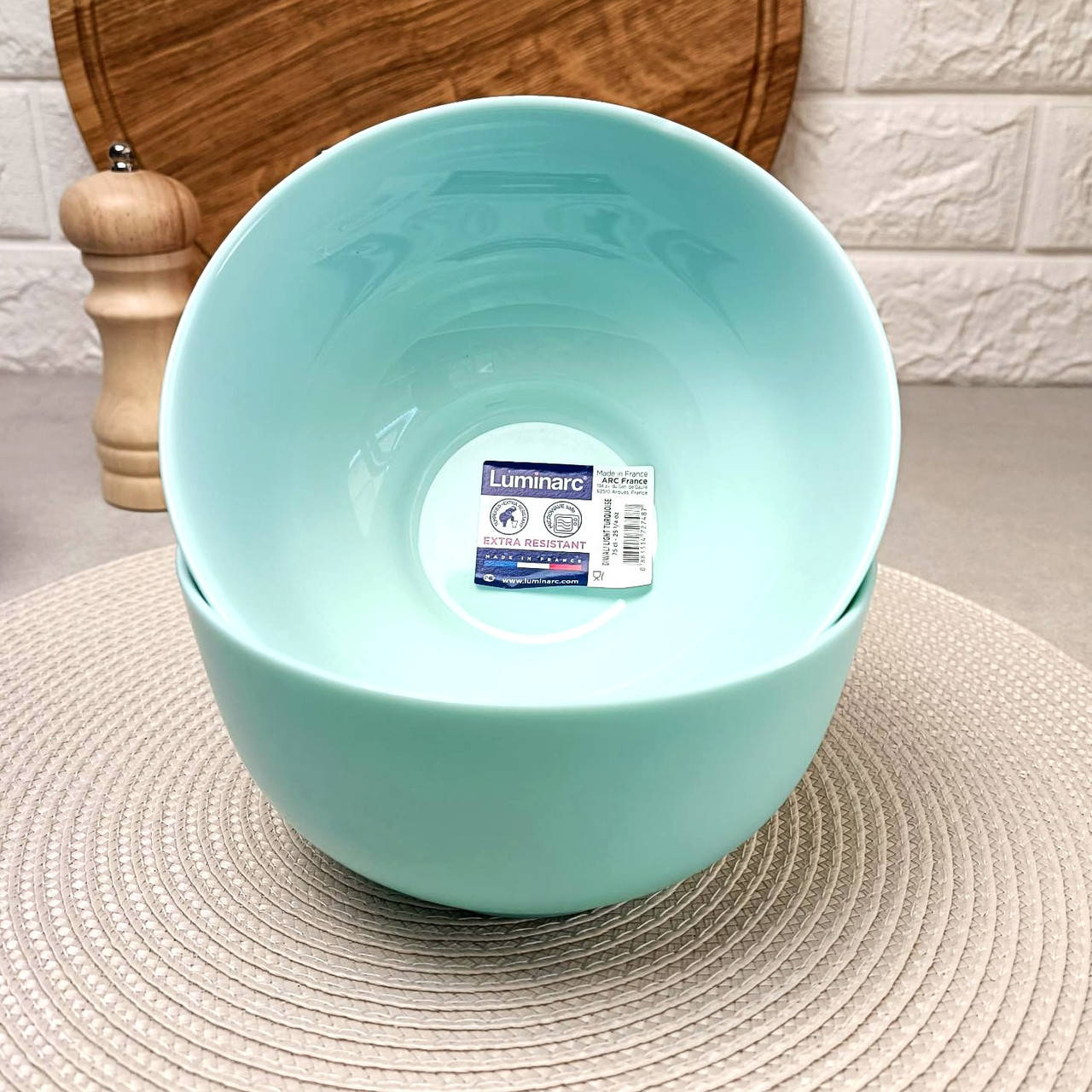 

Салатник голубой порционный Luminarc Diwali Light Turquoise 12 см (P9201)