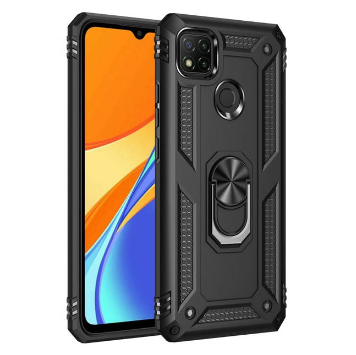 

Противоударный чехол Combo Ring для Xiaomi Redmi 9C (Разные цвета)