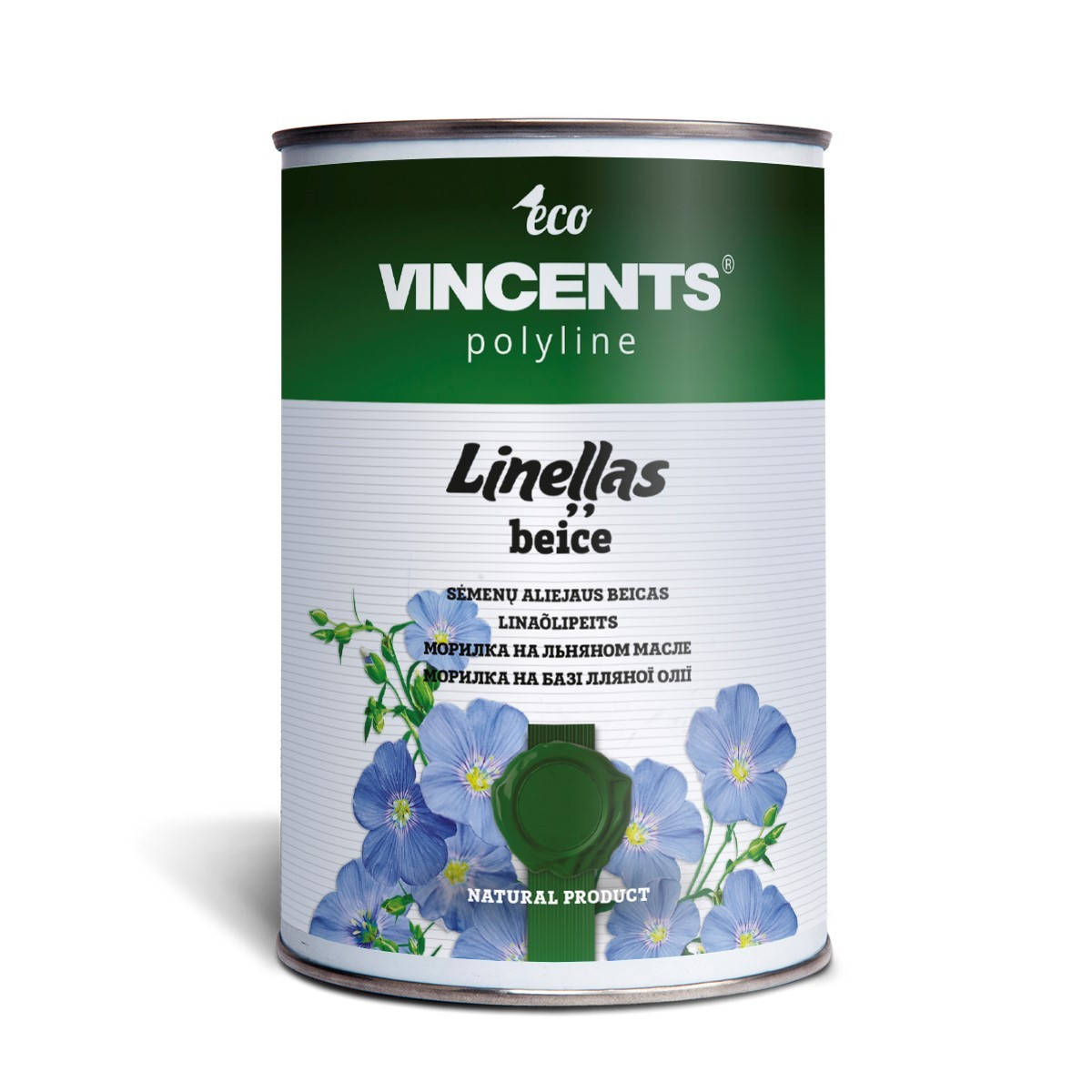 

Морилка на основе льняного масла Vincents Polyline Linellas Beice все цвета 1л