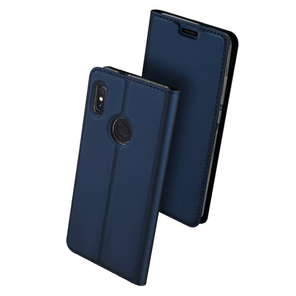 

Чехол книжка с магнитом для Xiaomi Redmi Note 5 Синий