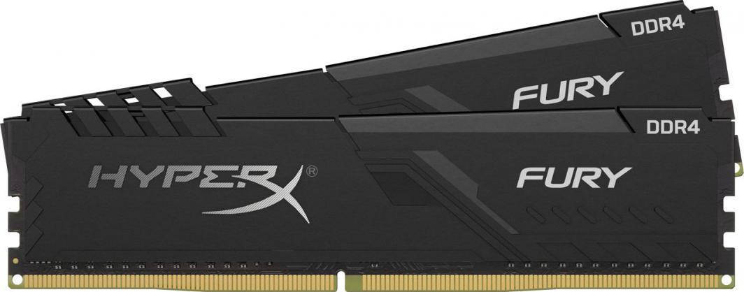 

Память HyperX (Kingston FURY) 16 GB (2x8GB) DDR4 3200 MHz Fury Black (HX432C16FB3K2/16)