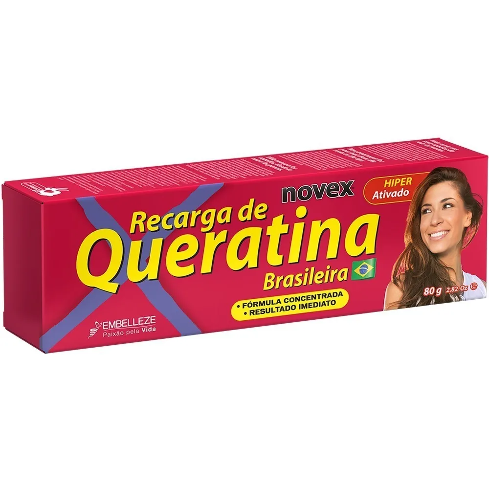 

Кератин для волос Novex Recarga de Queratina Brasileira 80 г