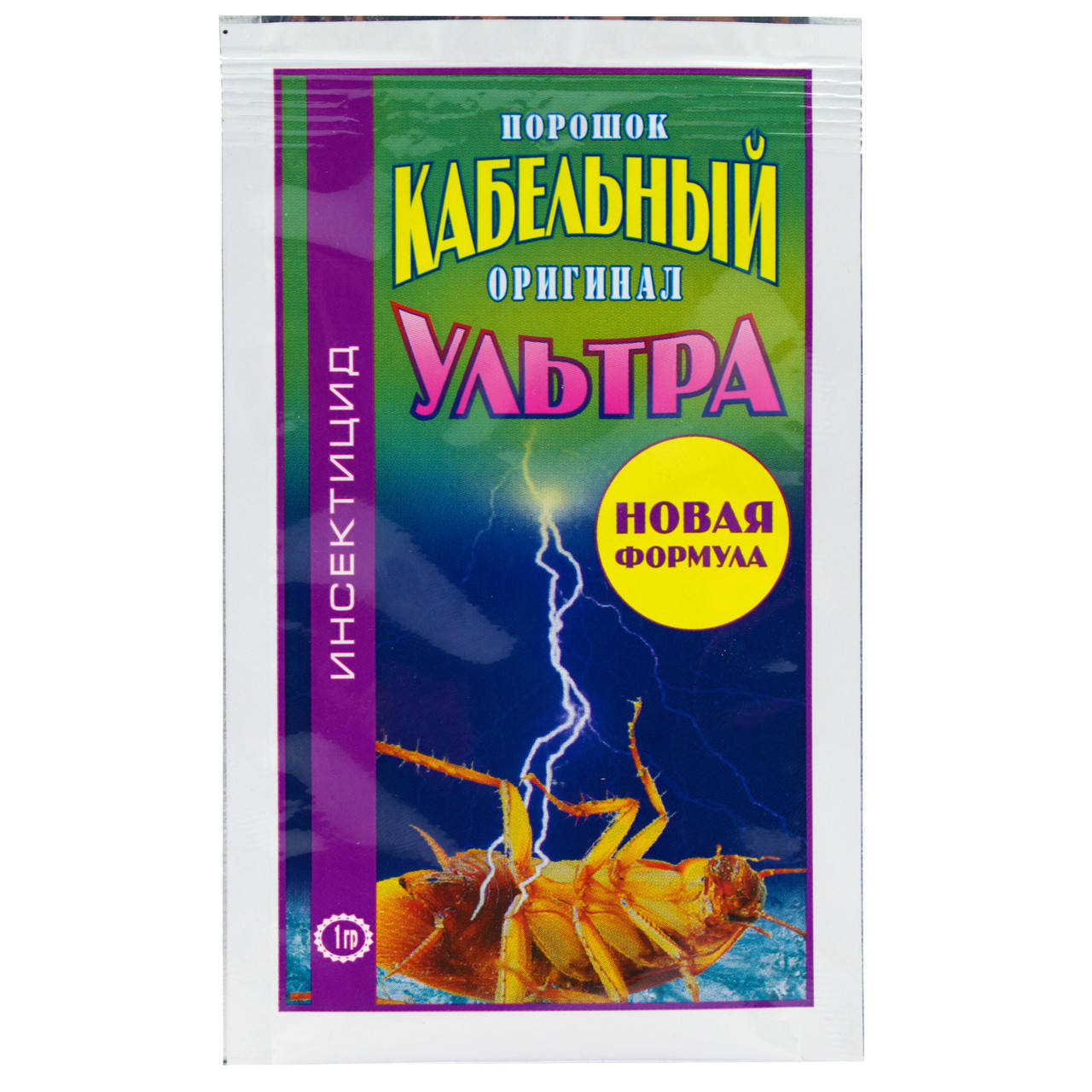 

Порошок от бытовых насекомых Кабельный ультра 1 г