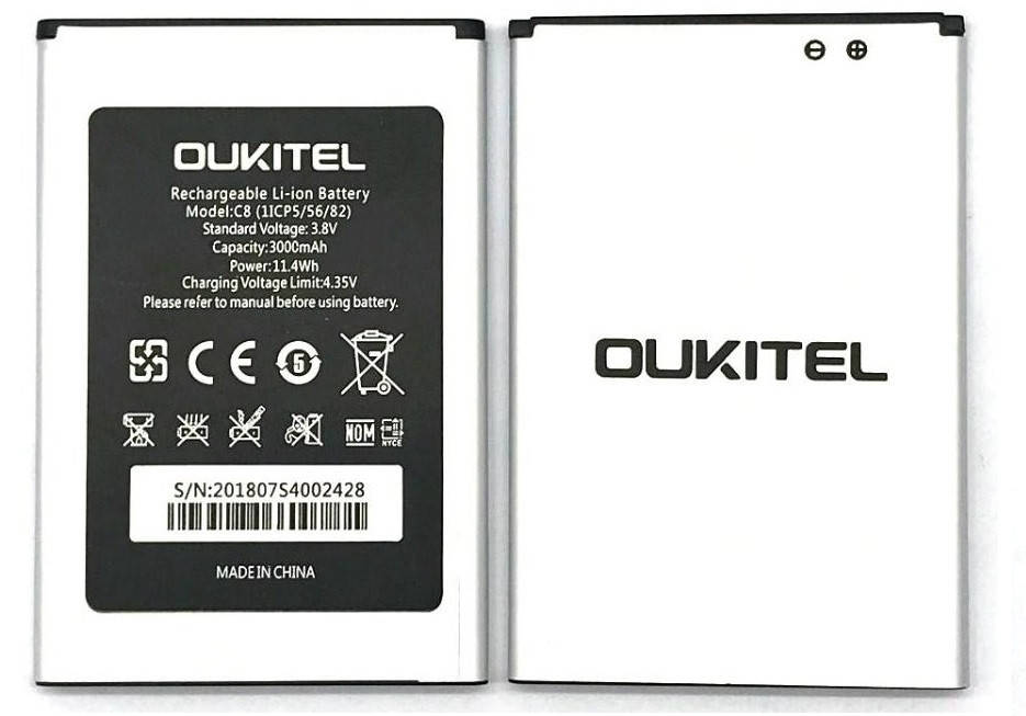 

Аккумулятор для Oukitel c8