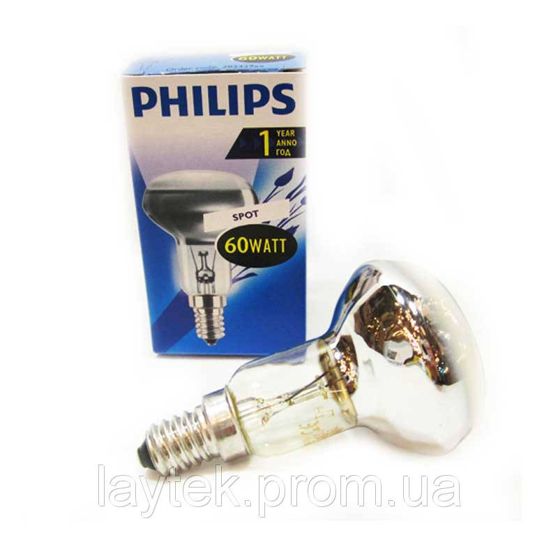

Лампа PHILIPS R-50 рефлекторная 60W E14