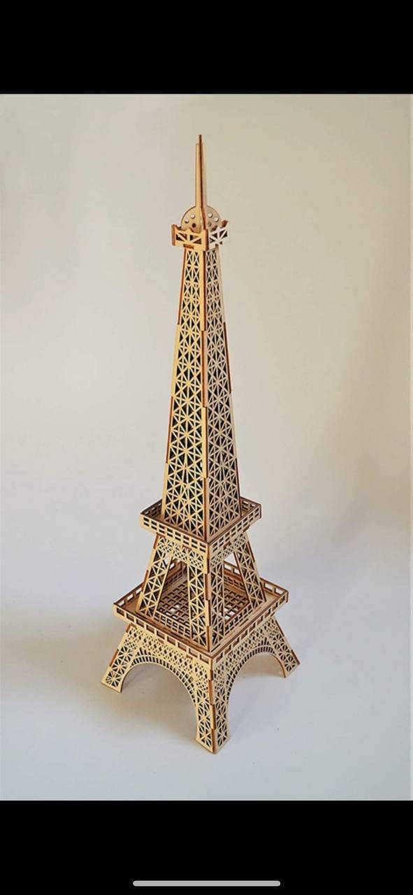 

Эйфелева башня деревянная складная. 64х18см