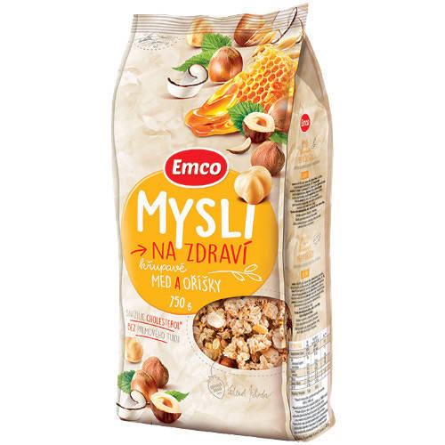 

Мюсли Emco медовые с орехом и кокосом 750г