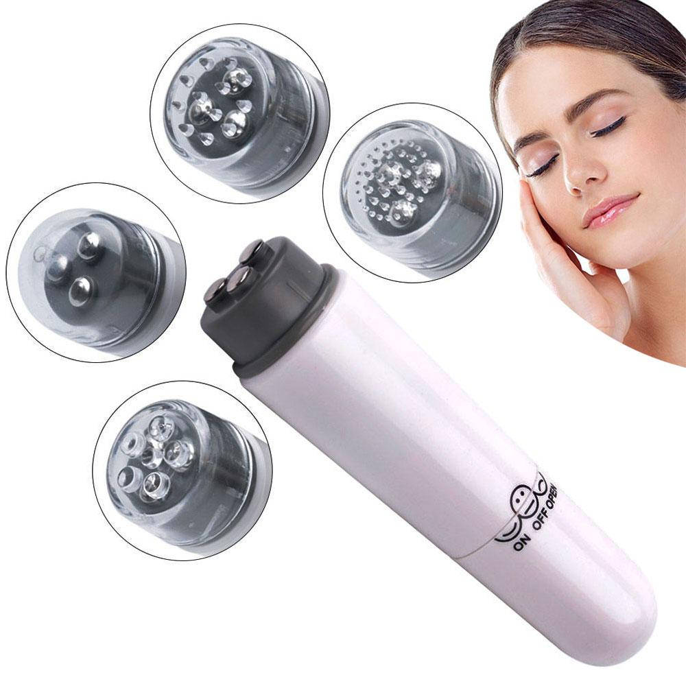 

Электрический Мини-массажёр 4 в 1 для лица Mini Massager / Электромассажёр для тела