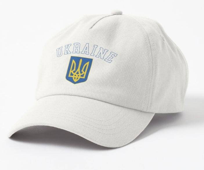 

Кепка Унисекс с патриотическим принтом Ukraine, Герб Украины, Черный