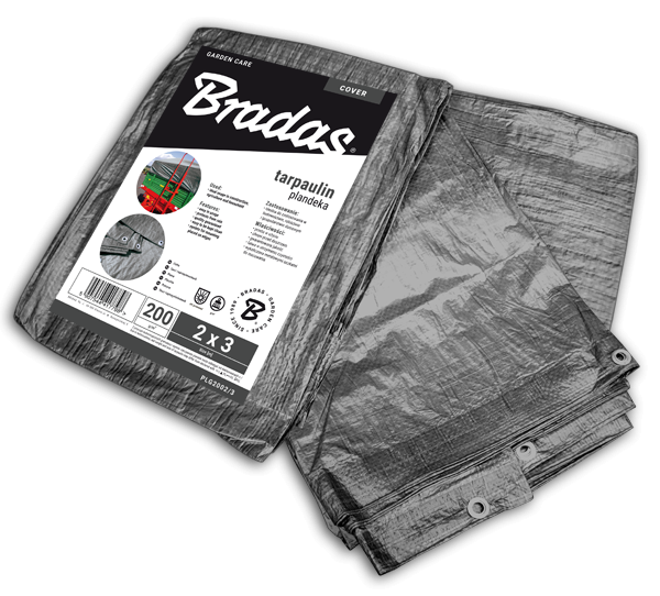 

Тент 5*8м тарпаулин Bradas Польша Gray 200г, PLG2005/8, Серый