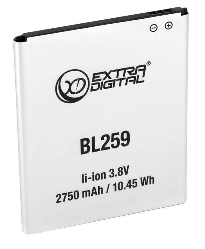 

Аккумулятор Lenovo A6020a40 Vibe K5 / BL259 / BML6413 (2750 mAh) ExtraDigital
