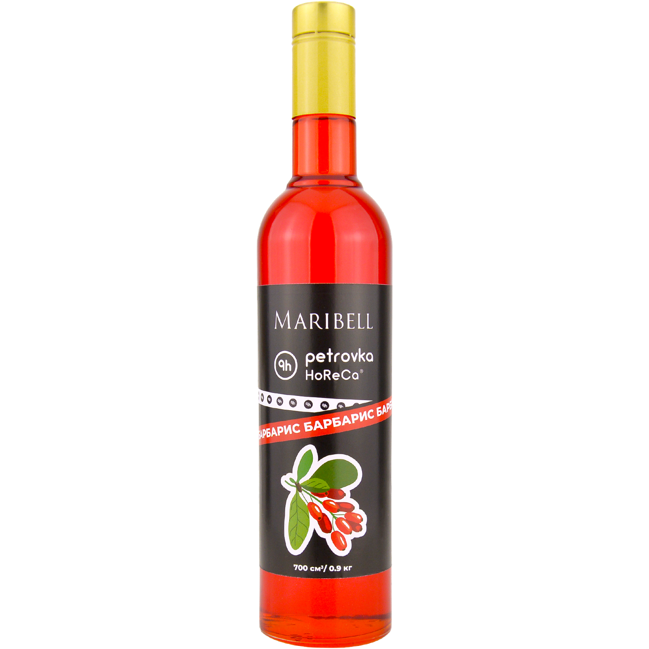 

Сироп коктейльный «Барбарис» MARIBELL-PETROVKA HoReCa 700 мл