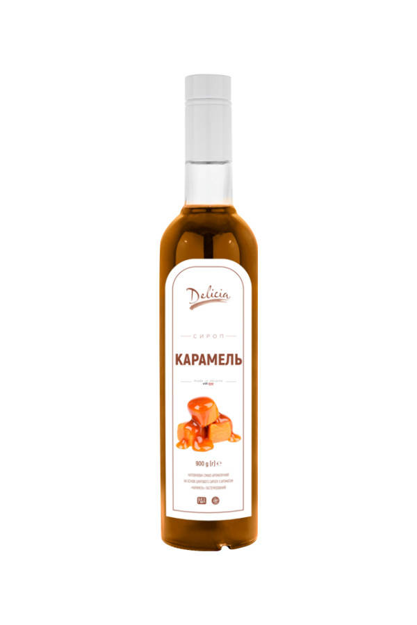 

Сироп Карамель TM Delicia, стеклянная бутылка 700 мл