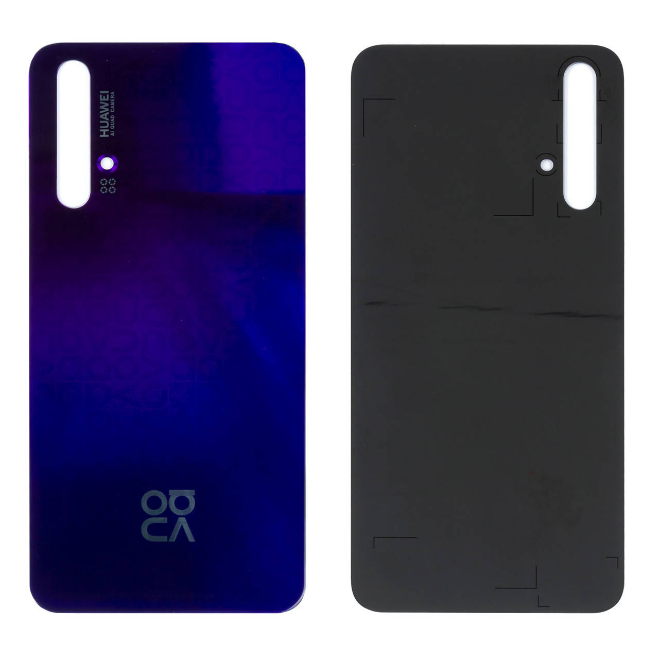 

Задняя крышка HUAWEI Nova 5T (2019) фиолетовая, Фиолетовый