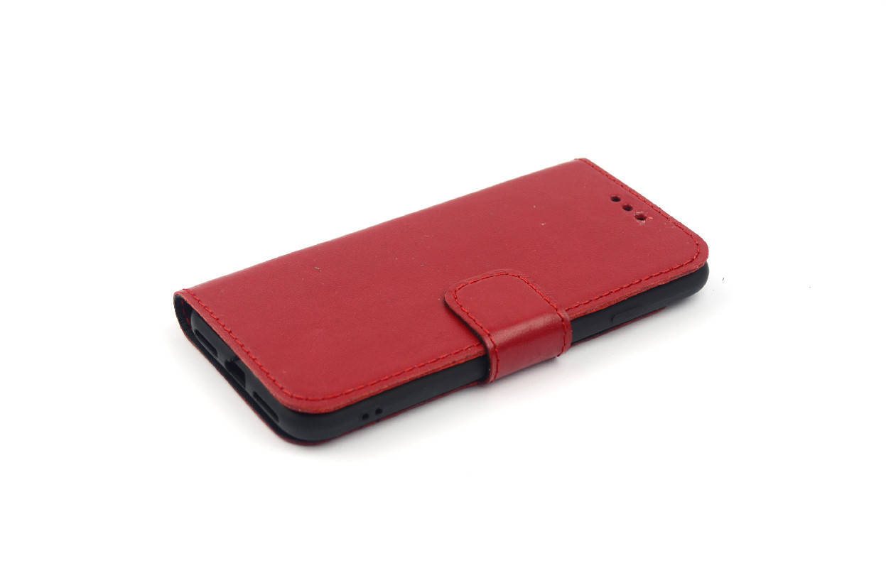 

Чехол книжка на Apple iPhone 7 / 8 из натуральной кожи Красный