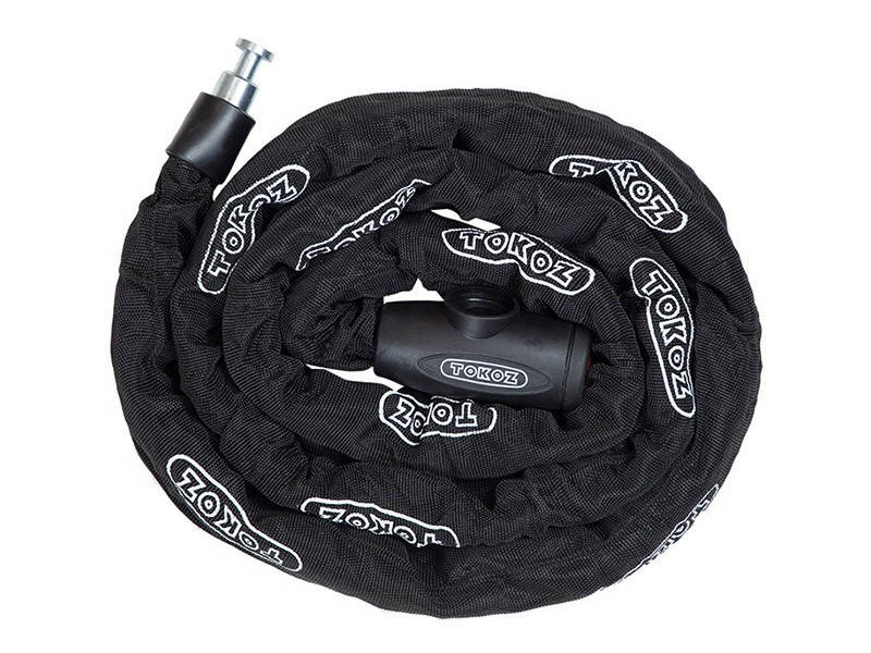 

Замок для мотоцикла TOKOZ MOTO с цепью 200см 2KEY ТК8 черный (Чехия)