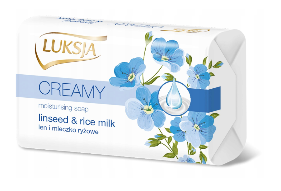 

Крем-мыло Luksja Linen Rice Milk 90 г
