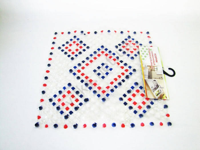 

Коврик в ванную силиконовый "Ромб" 52*50 cm.