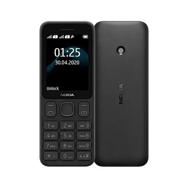 

Кнопочный телефон Nokia 125 Black Dual Sim, Черный
