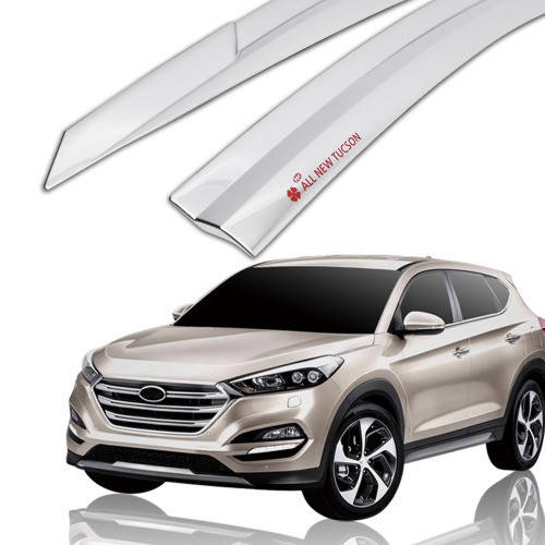 

Дефлекторы окон, ветровики хромированные Hyundai Tucson 2015-2020 (Autoclover D623)