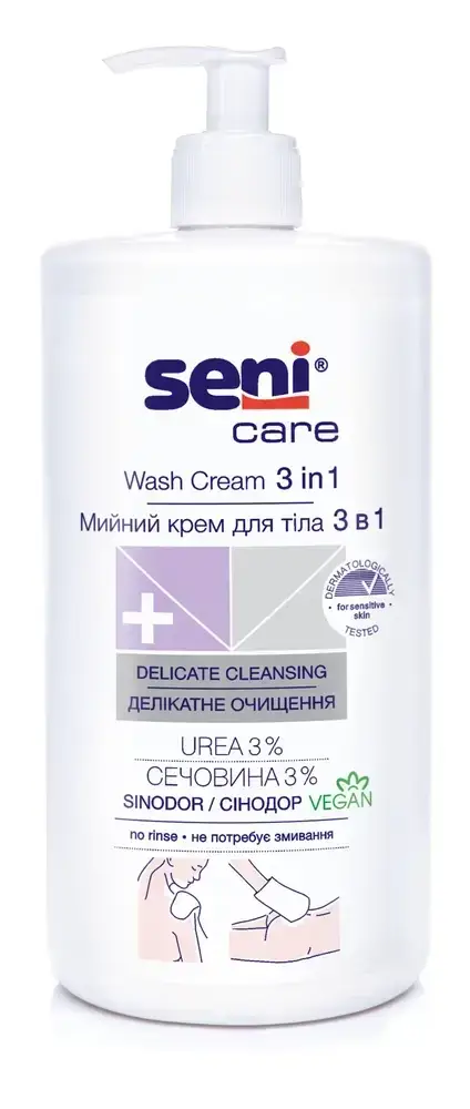 

Крем моющий Seni Care 3 в 1 для тела, 500 мл