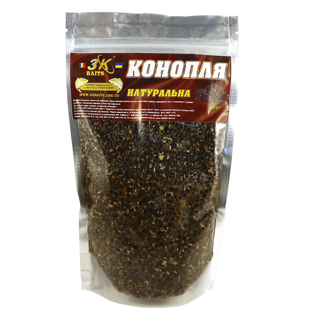 

Конопля 3K Baits (натуральна) 400 г