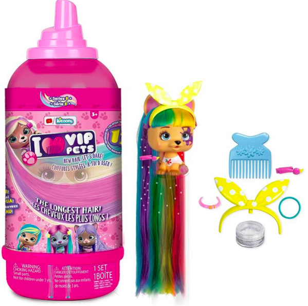 

VIP Pets Домашний любимец с длинными волосами в бутылке VIP Pets IMC Toys (711709)