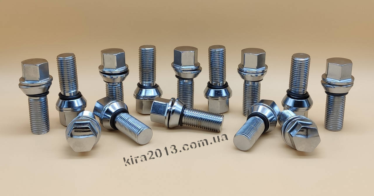 

Болты эксцентрики М14х1,5х32 Болты хром с плавающим конусом. Болт люфт для дисков БМВ на Трафик Виваро