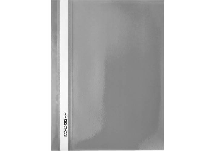 

Скоросшиватель пластиковый А4 Light ECONOmix серый