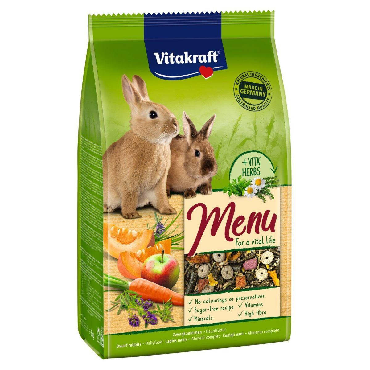 

Vitakraft Menu Vital основной корм для кроликов, 1кг