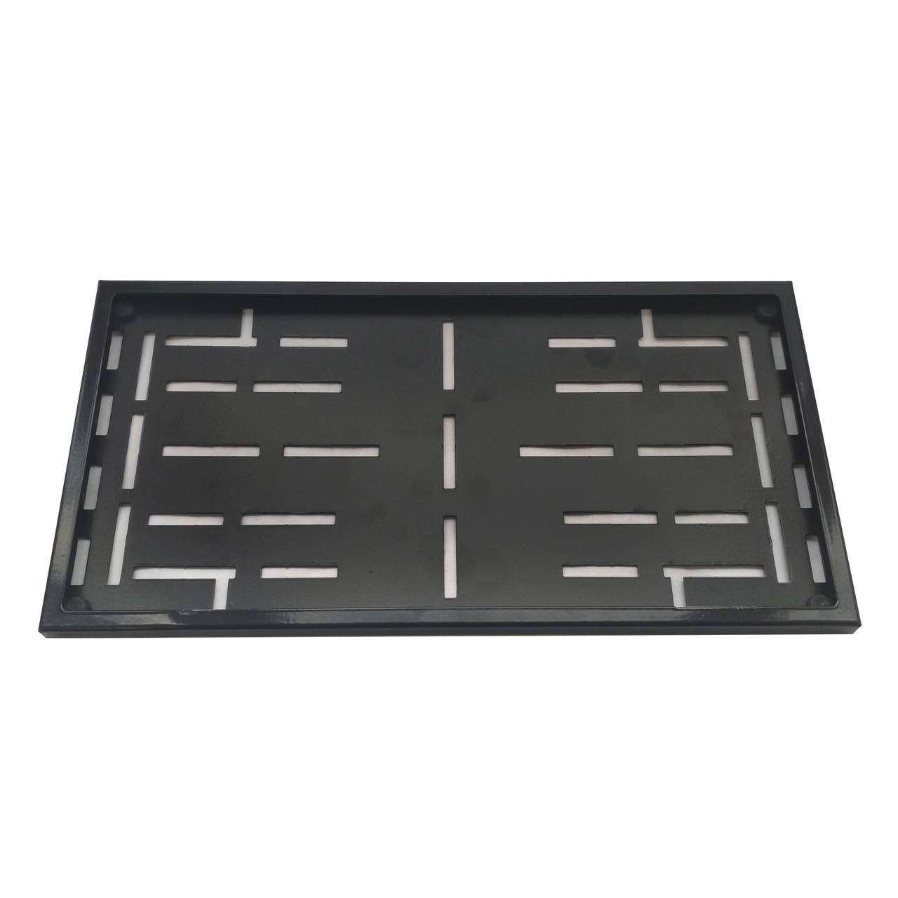 

Номерная рамка для авто под американский номер (стальная черная глянцевая)